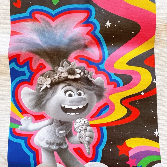 Trolls Princess Poppy Fabric Tote Bag - Picture 2 of 5
